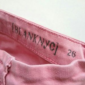 Blank NYC Shorts - Blank NYC Pink Cut Off Stretch Jean Shorts Blank NYC Shorts - Blank NYC Pink Cut Off Stretch Jean Shorts